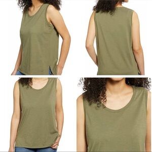 Nautica Army Green Sleeveless Tank Top Women’s Size Small New with tags!